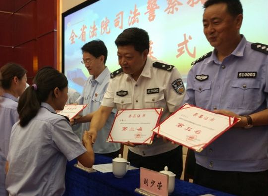 四川省法院司法警察技能大比武竞赛活动在学院举行